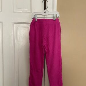 GAP Pink Ribbed Joggers